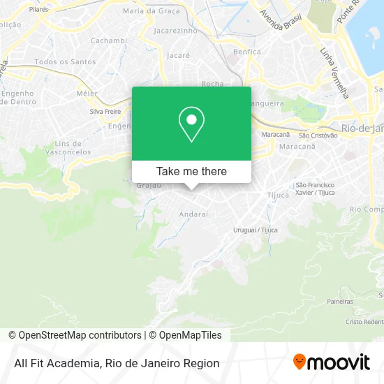 All Fit Academia map