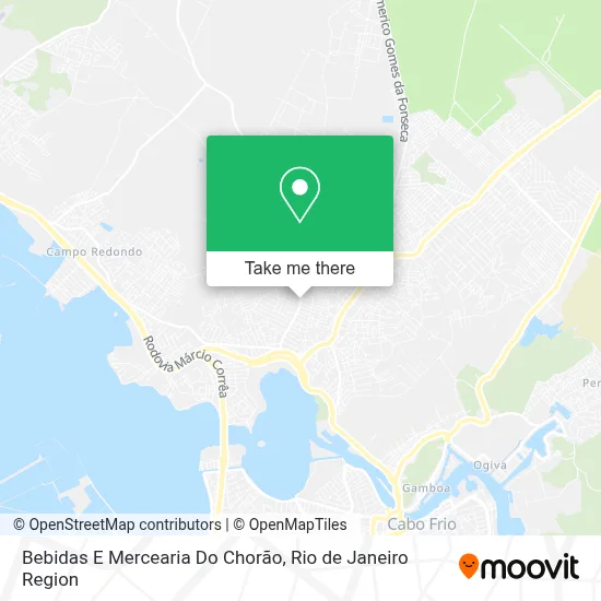 Bebidas E Mercearia Do Chorão map