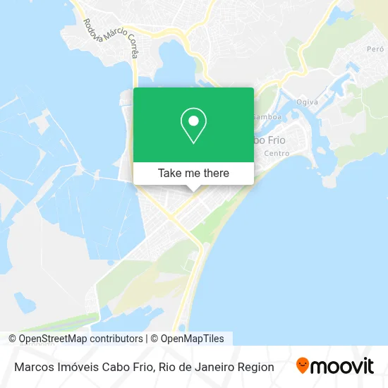 Marcos Imóveis Cabo Frio map