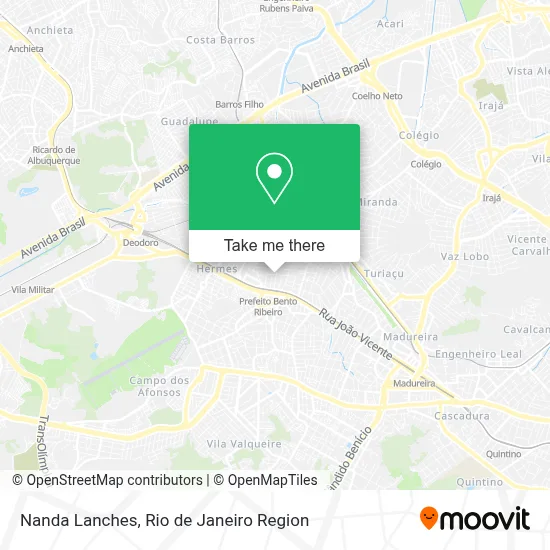 Nanda Lanches map