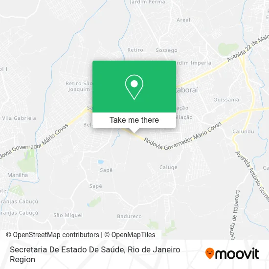 Secretaria De Estado De Saúde map