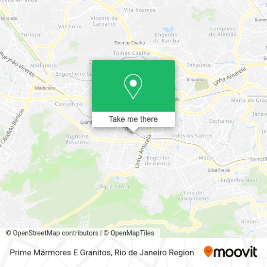 Prime Mármores E Granitos map