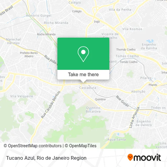 Tucano Azul map