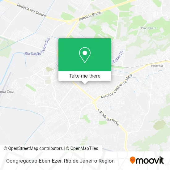 Congregacao Eben-Ezer map