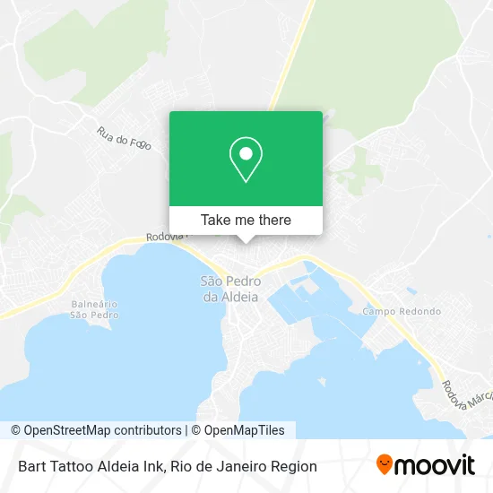 Bart Tattoo Aldeia Ink map
