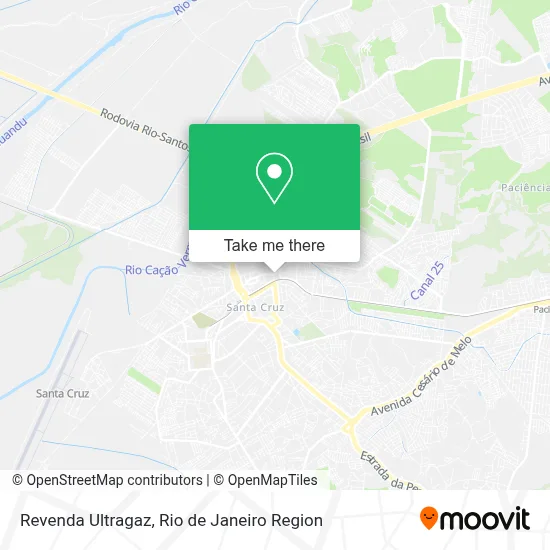 Revenda Ultragaz map