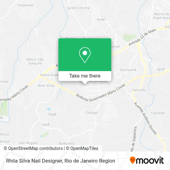 Rhila Silva Nail Designer map