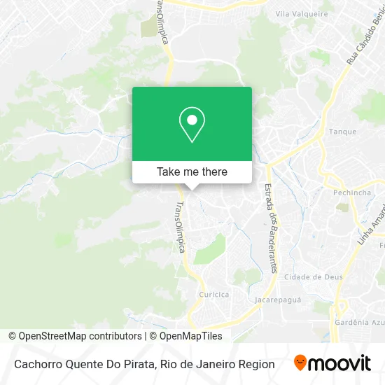 Cachorro Quente Do Pirata map