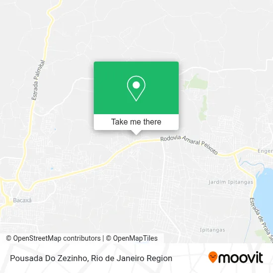 Pousada Do Zezinho map