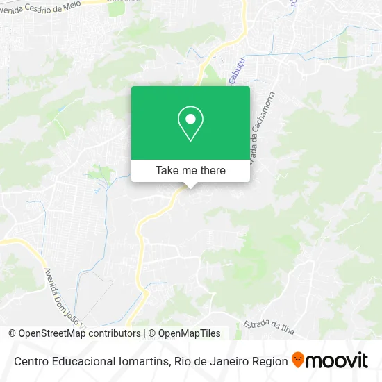 Centro Educacional Iomartins map