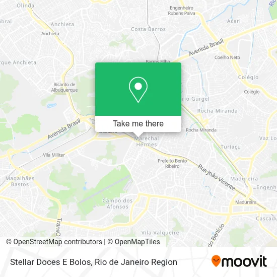 Stellar Doces E Bolos map