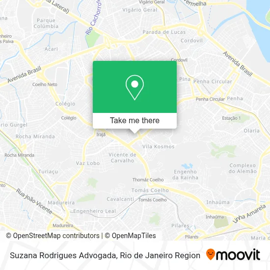 Suzana Rodrigues Advogada map