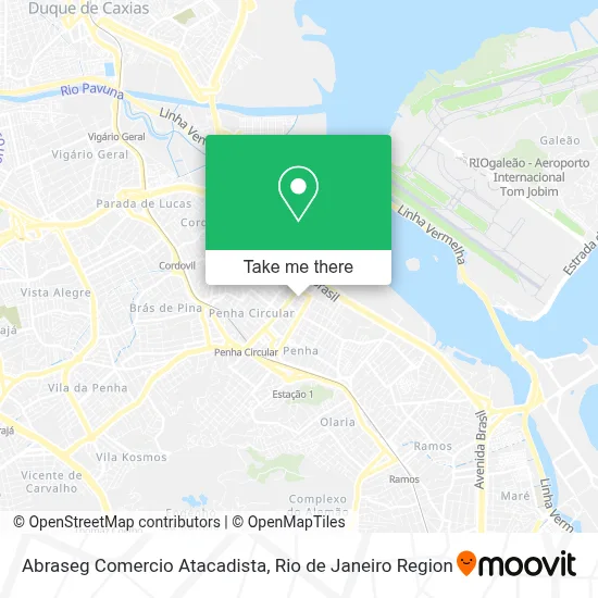 Abraseg Comercio Atacadista map