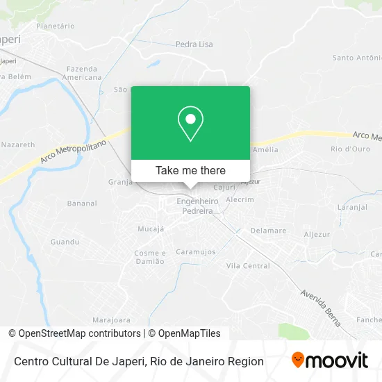 Centro Cultural De Japeri map