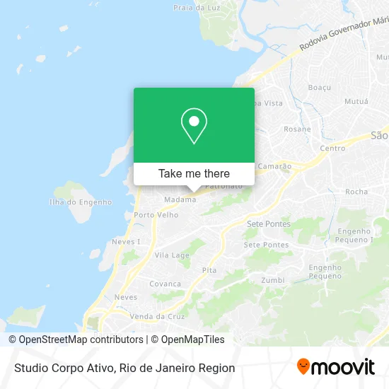 Studio Corpo Ativo map
