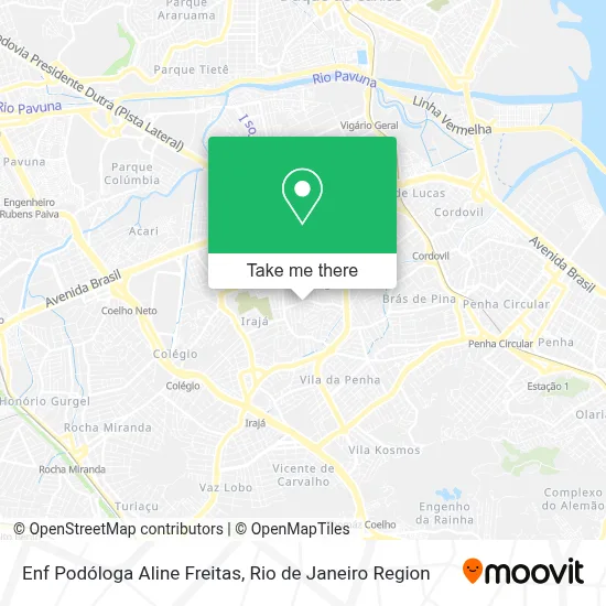 Enf Podóloga Aline Freitas map