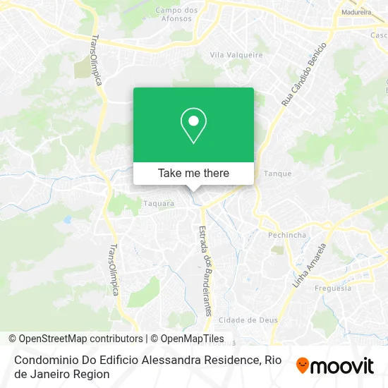 Condominio Do Edificio Alessandra Residence map