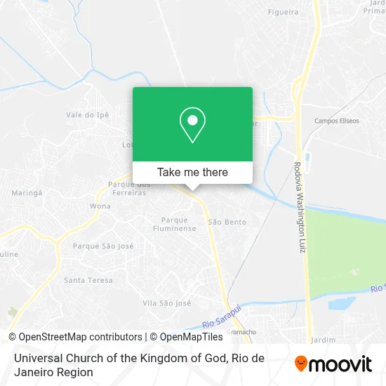 Igreja Universal Do Reino De Deus map