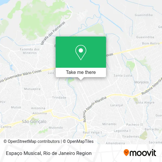 Espaço Musical map