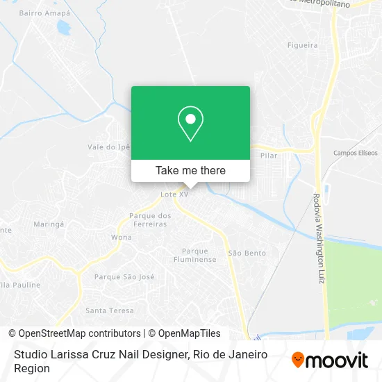 Studio Larissa Cruz Nail Designer map
