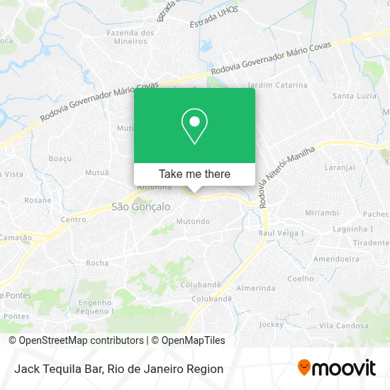 Jack Tequila Bar map