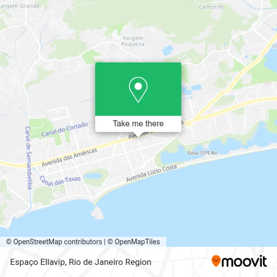 Espaço Ellavip map