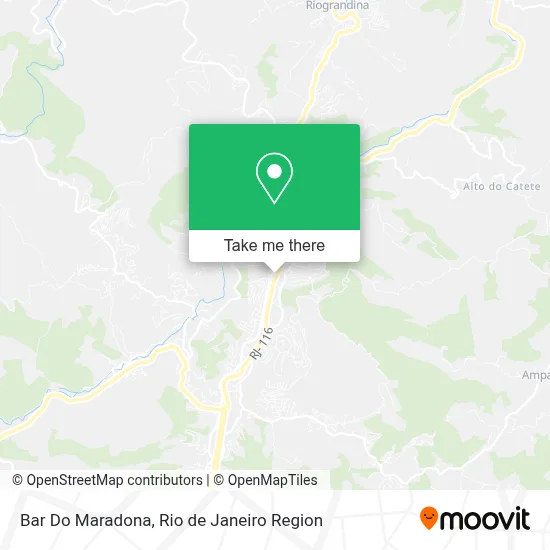 Bar Do Maradona map