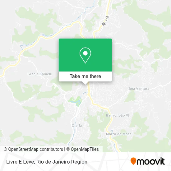 Livre E Leve map
