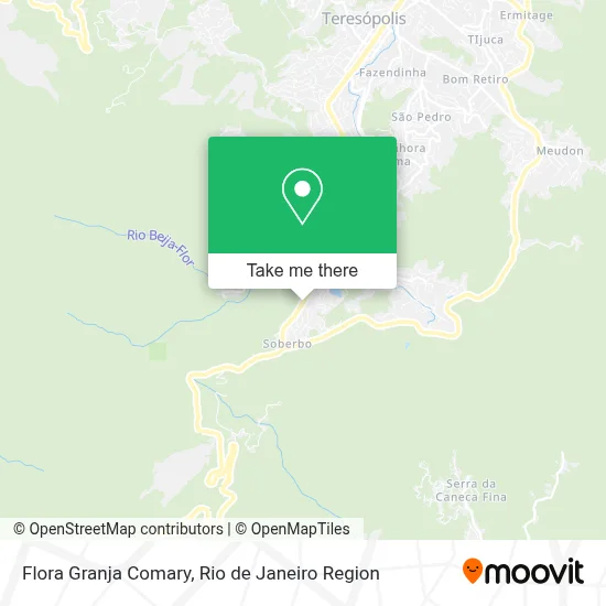 Flora Granja Comary map
