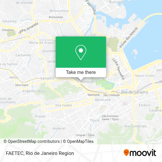 FAETEC map