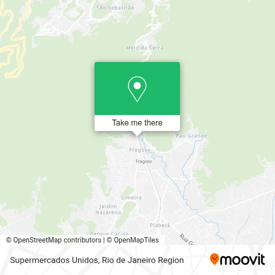 Supermercados Unidos map