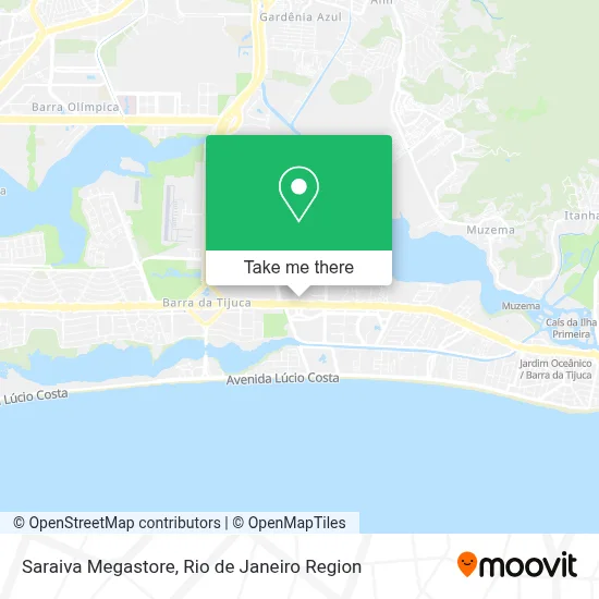 Saraiva Megastore map