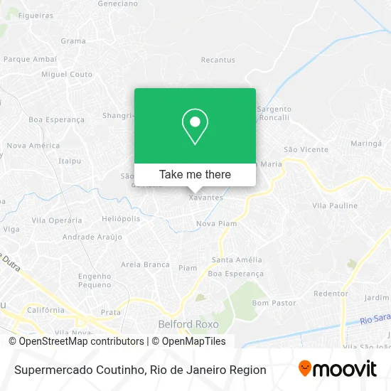 Supermercado Coutinho map