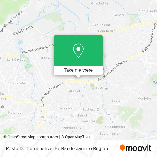 Posto De Combustível Br map