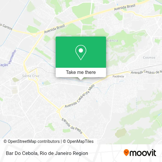 Bar Do Cebola map