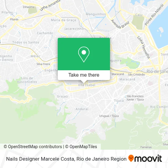 Nails Designer Marcele Costa map