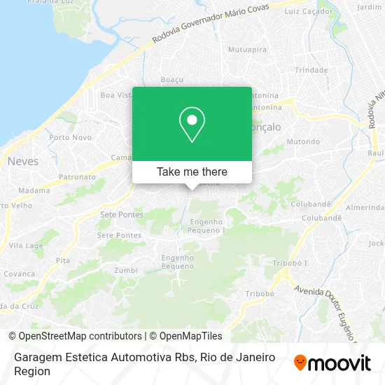 Garagem Estetica Automotiva Rbs map