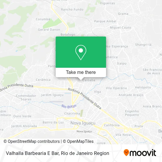 Valhalla Barbearia E Bar map