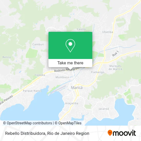 Rebello Distribuidora map