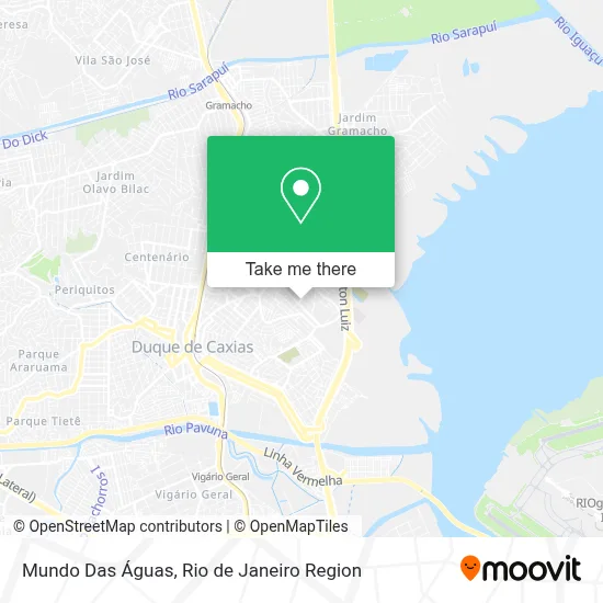 Mundo Das Águas map