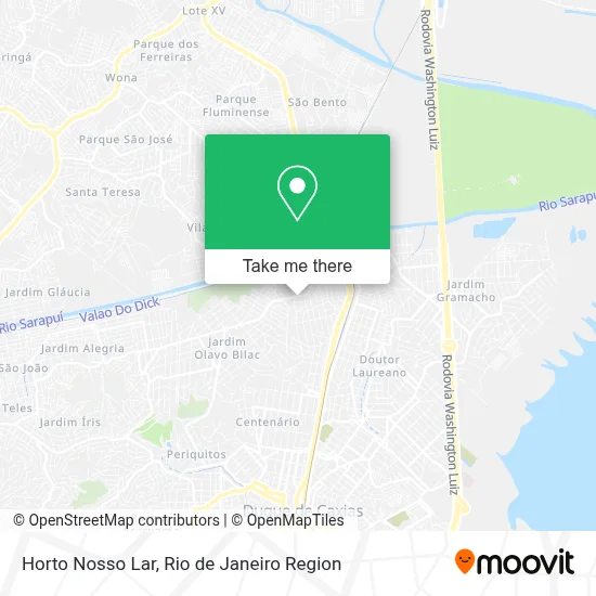 Horto Nosso Lar map