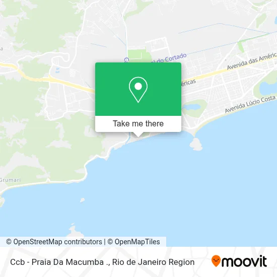 Ccb - Praia Da Macumba . map