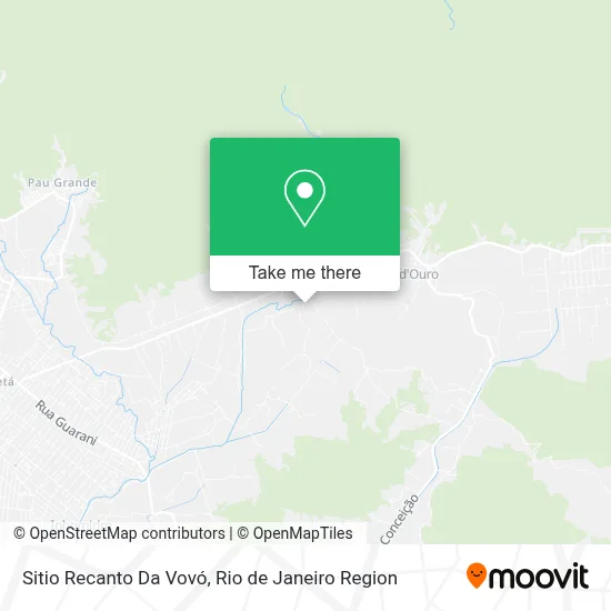 Sitio Recanto Da Vovó map