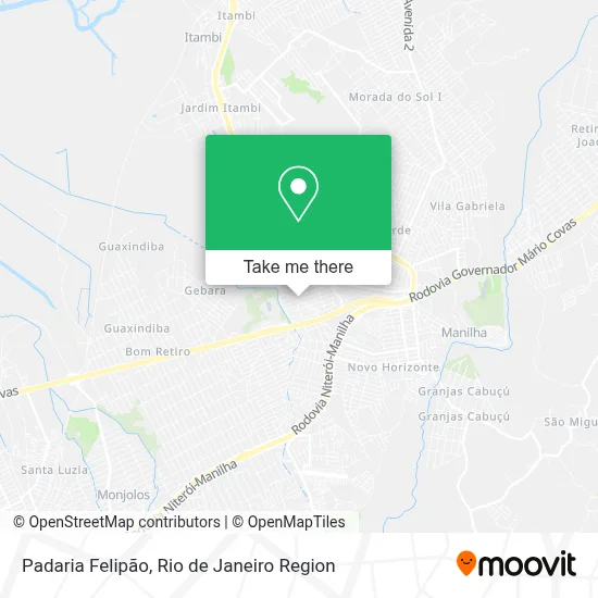 Padaria Felipão map