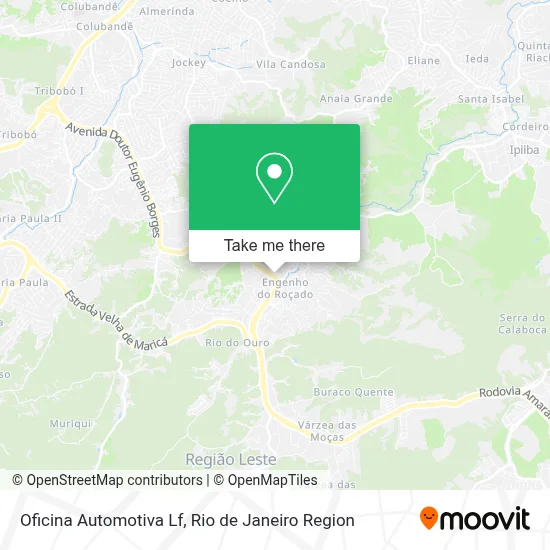 Oficina Automotiva Lf map