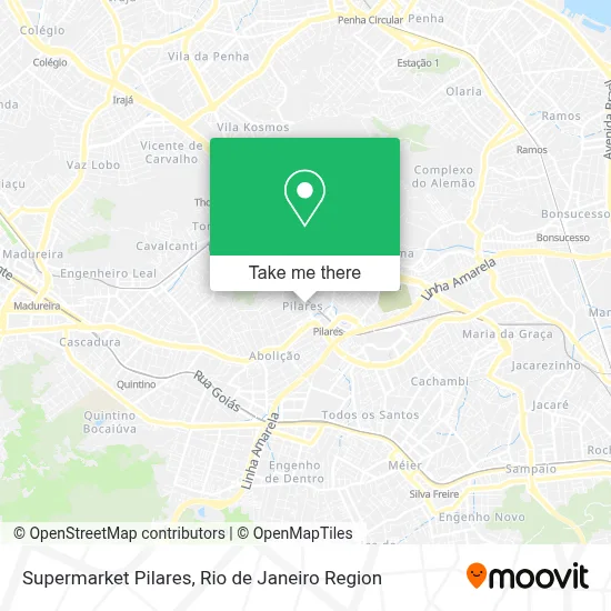 Supermarket Pilares map