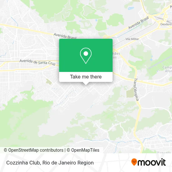 Cozzinha Club map