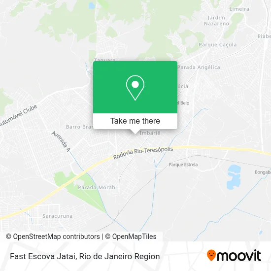 Fast Escova Jatai map