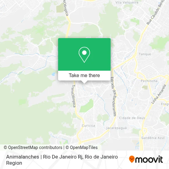 Animalanches | Rio De Janeiro Rj map