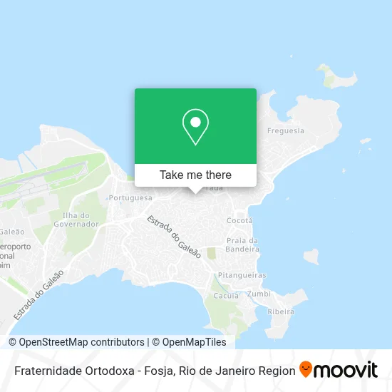 Fraternidade Ortodoxa - Fosja map